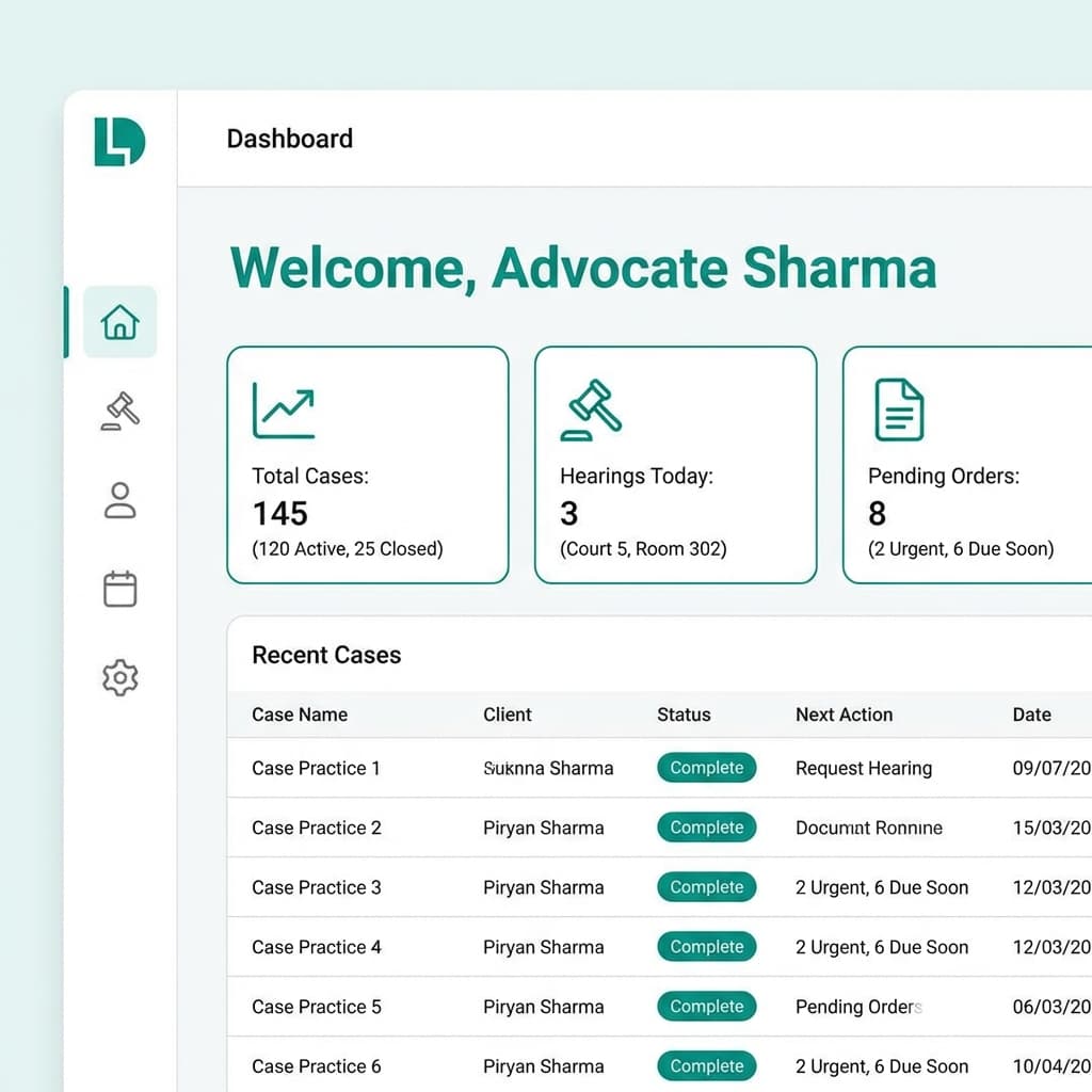 Advocate Dashboard Interface